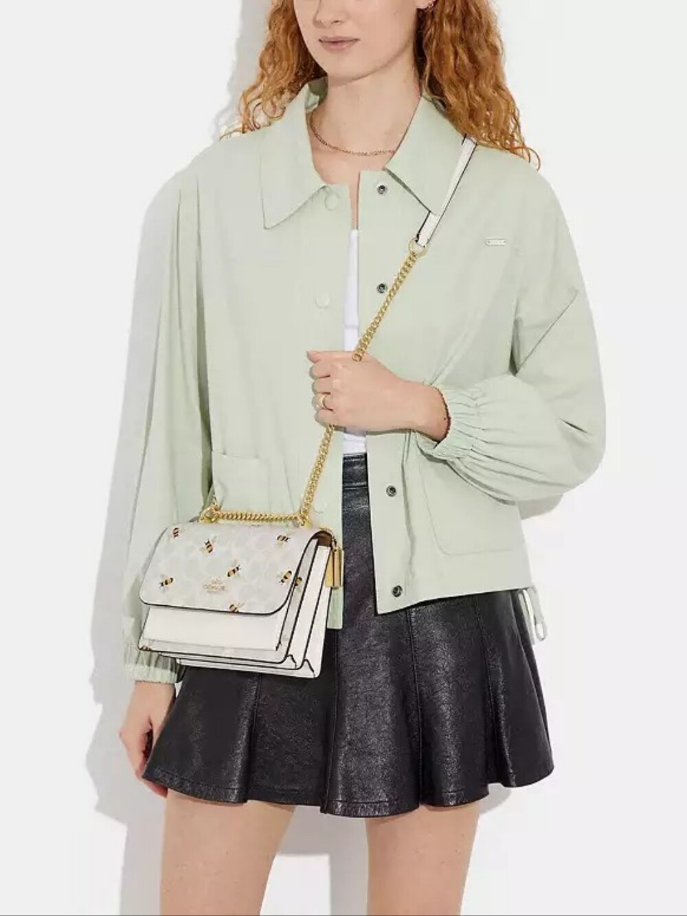 Coach Klare Crossbody Bag In Signature Canvas With Bee Print NWT! - Picture 13 of 15